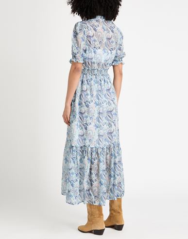 Woman Maxi dress Sky blue Size 4 Silk