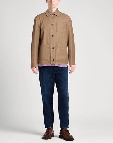 By Slowear Man Jacket Beige Size 36 Virgin Wool