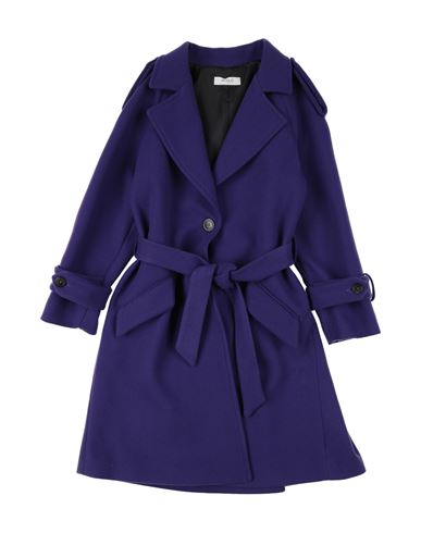 Girl Kid Girl Coat Purple Size 12 Polyester