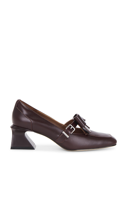 Shushu/Tong Square-toe Mid-heel in Brown. 38. Also