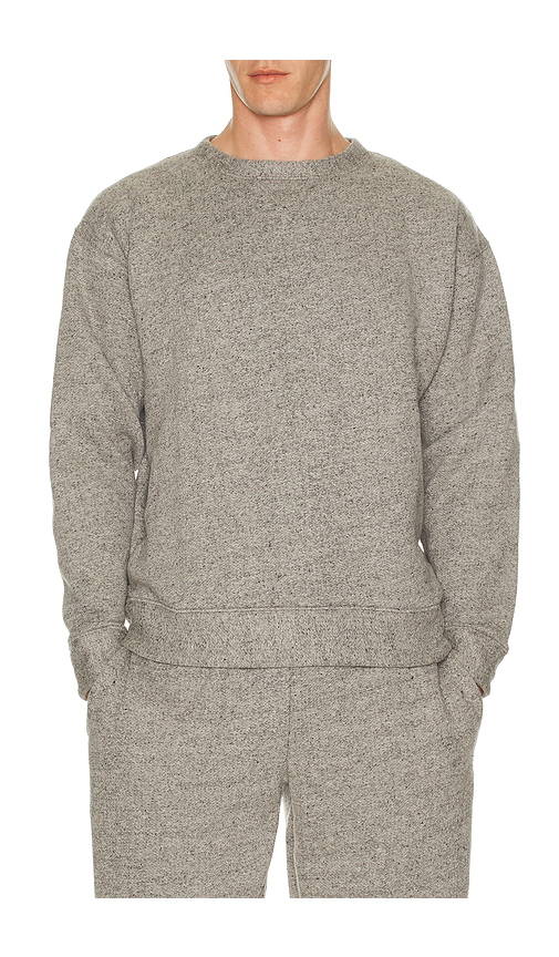 Asher Kane Crewneck Sweater in Grey. S. Also in L, M, XL/1X