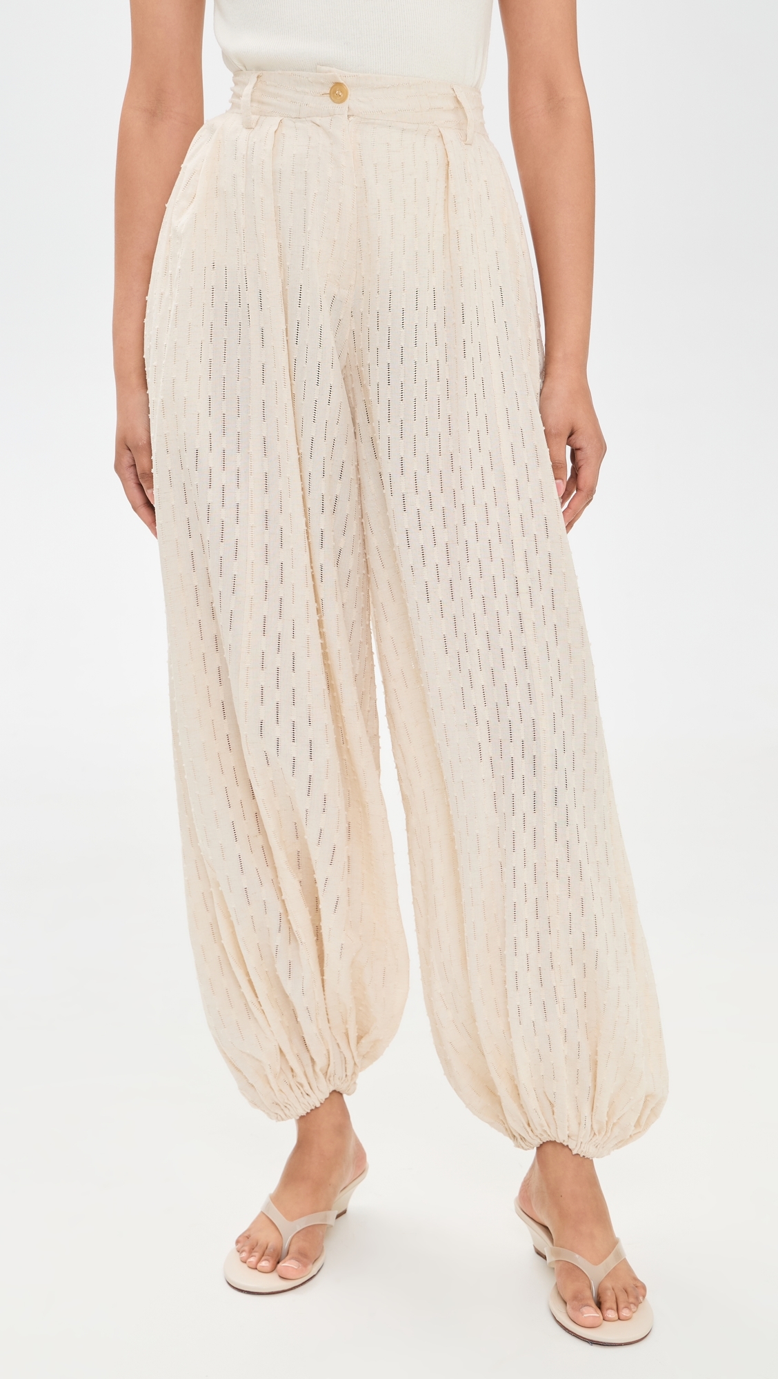 Dilan Lace Balloon Pants Butter
