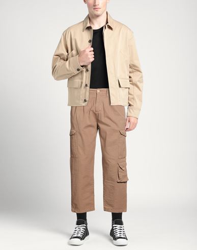 Bl.11 Block Eleven Man Pants Light brown Size 30 Cotton, Elastane