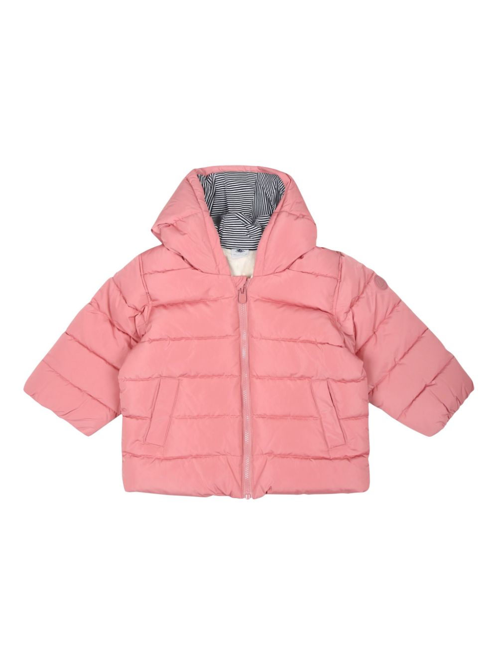 Fleece-lined padded jacket - Pink
