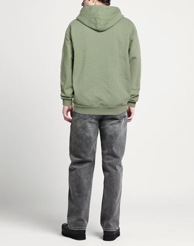 Man Sweatshirt Sage green Size L Cotton