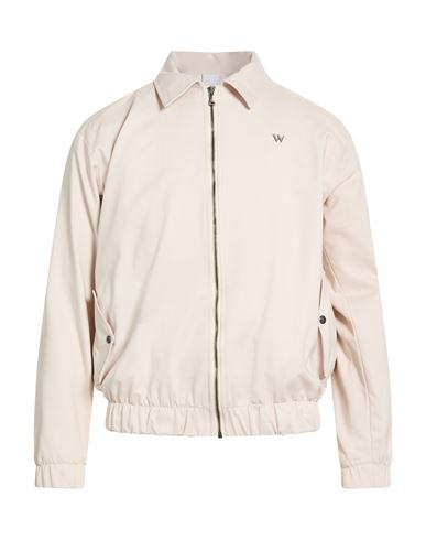 Man Jacket Off white Size M Cotton, Nylon, Elastane