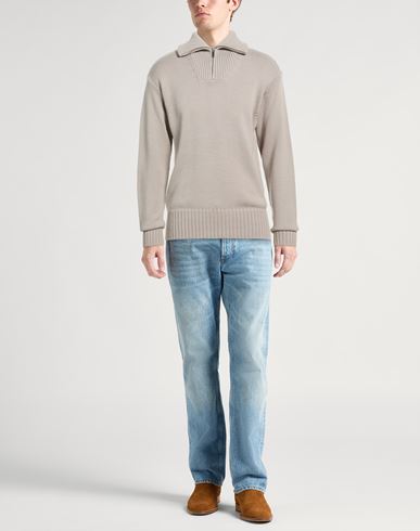 Man Turtleneck Beige Size XXL Merino Wool, Acrylic