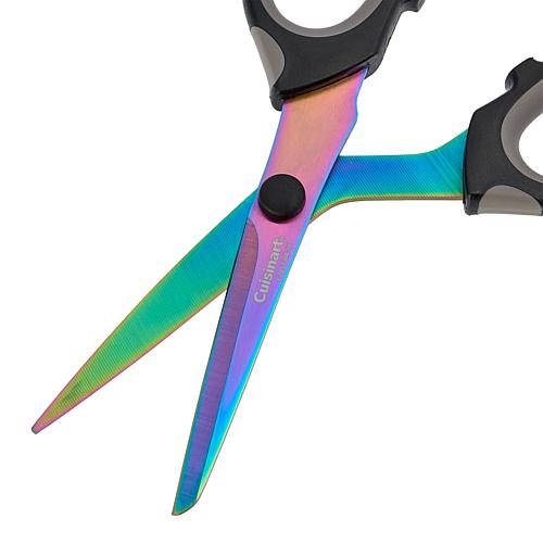 6-piece Iridescent Shear Set with Blade Guards