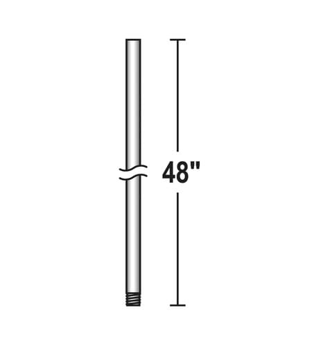 Minka-Aire Ceiling Fan Downrod in Champagne Soft Bra