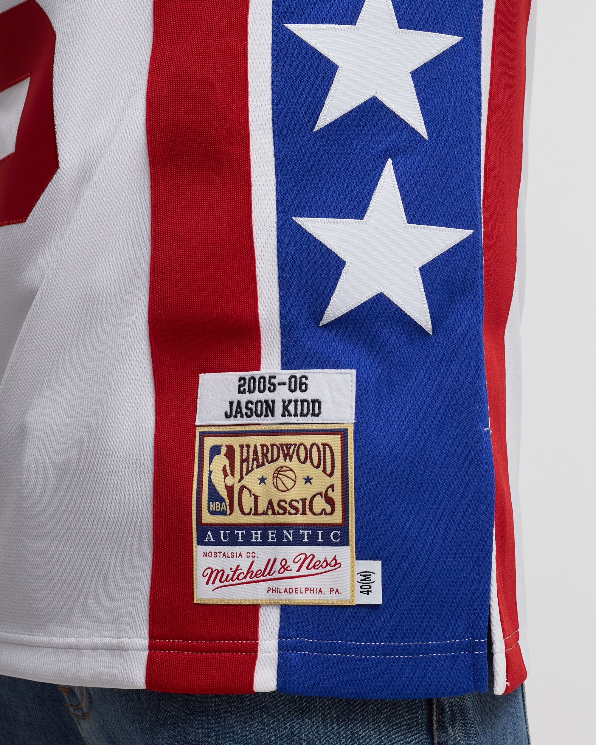 NBA Authentic Jersey New Jersey Nets Alternate 2005-06 Jason Kidd #5 white male Jerseys now available at BSTN