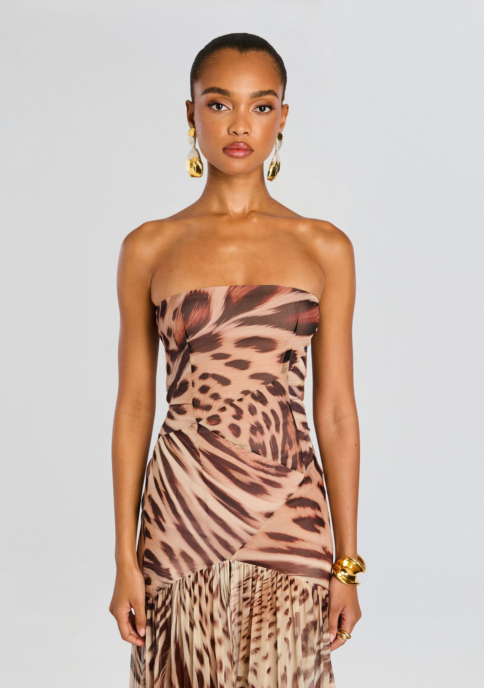 Nicole Silk Chiffon Dress