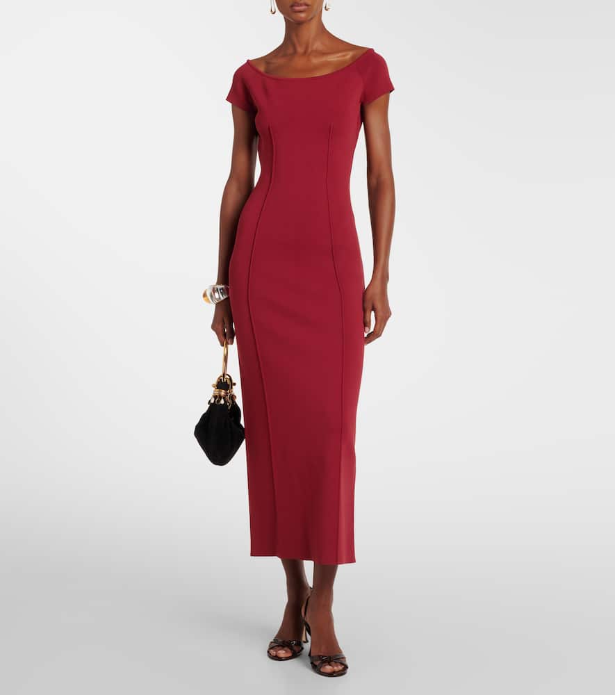 Foin jersey midi dress