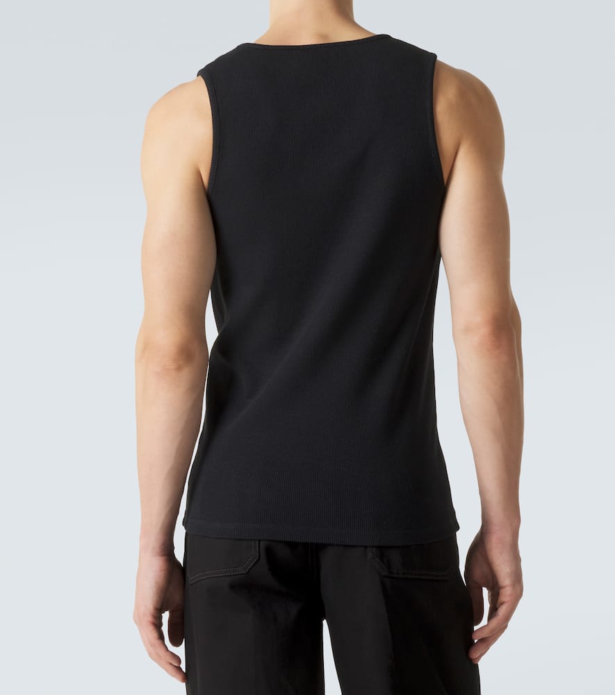 Cotton and linen tank top
