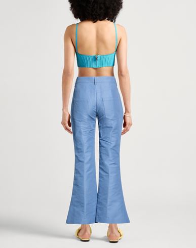 Woman Pants Blue Size 0 Cotton