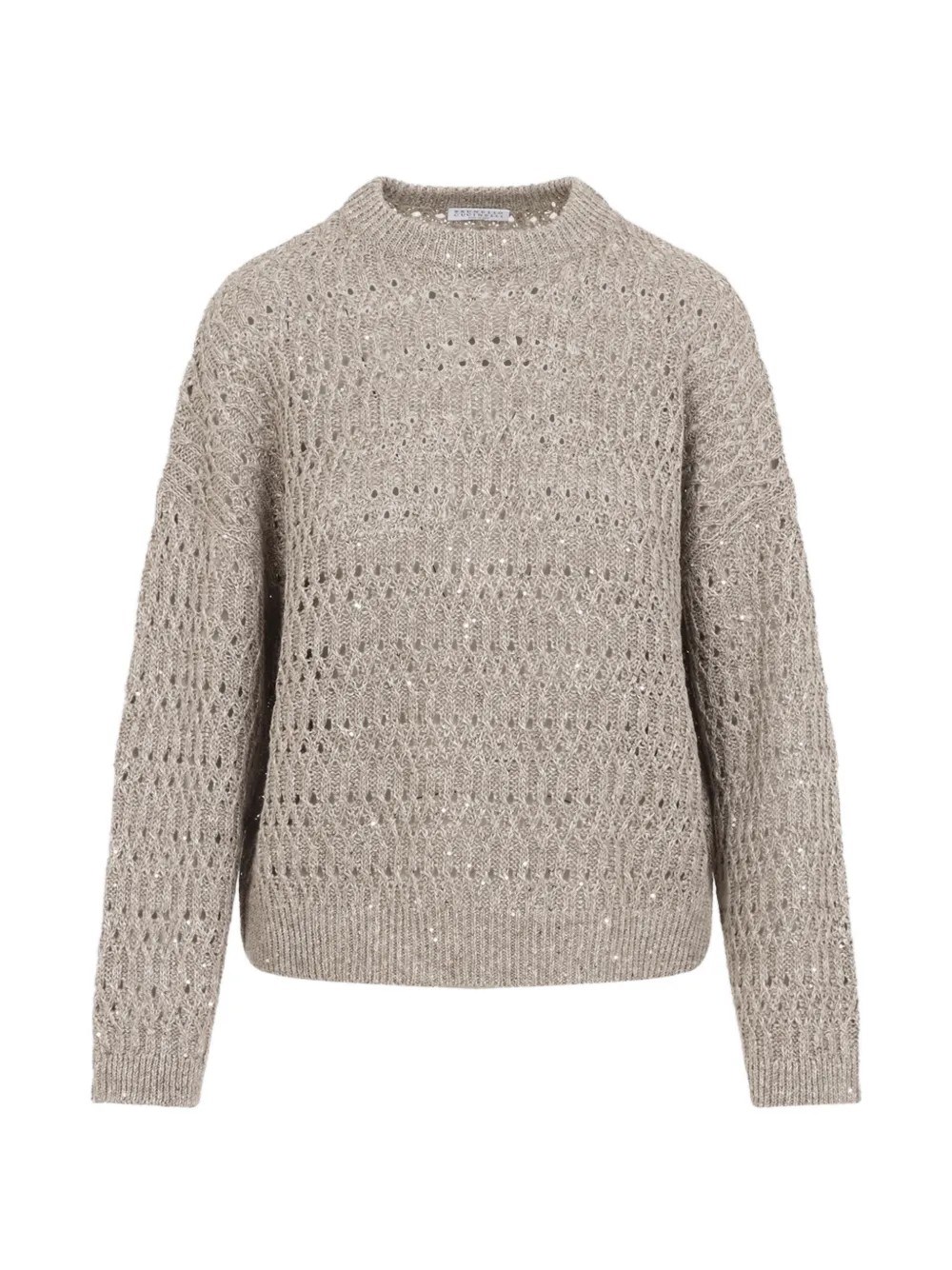 Embroidered Sequin Sweater