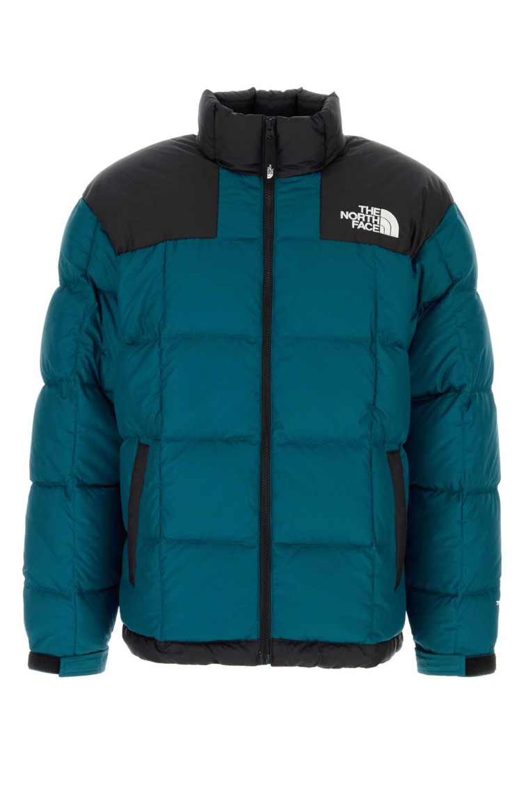 Petrol Blue Polyester Lhotse Down Jacket