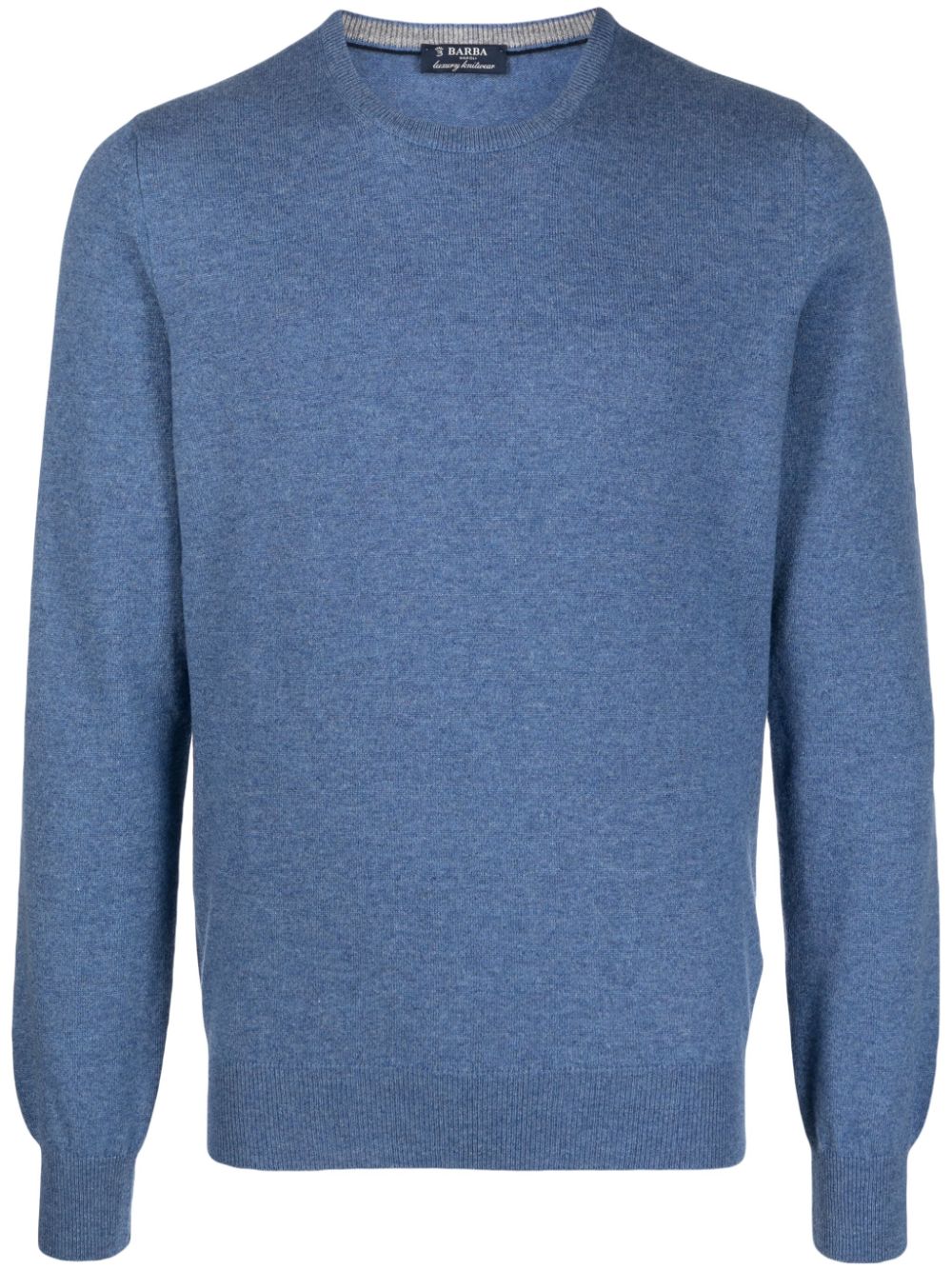 Fine-knit cashmere jumper - Blue