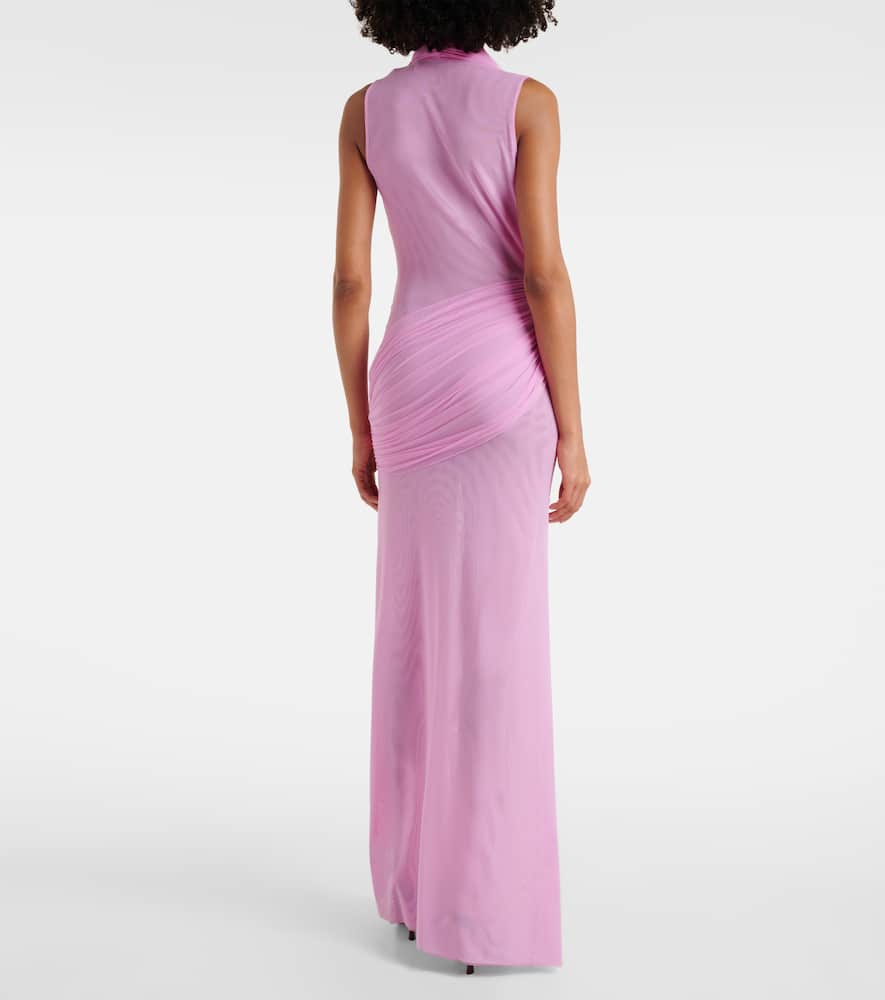 David Koma Semi-sheer gown