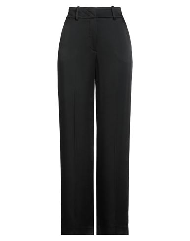 Easy Woman Pants Black Size 4 Acetate, Viscose