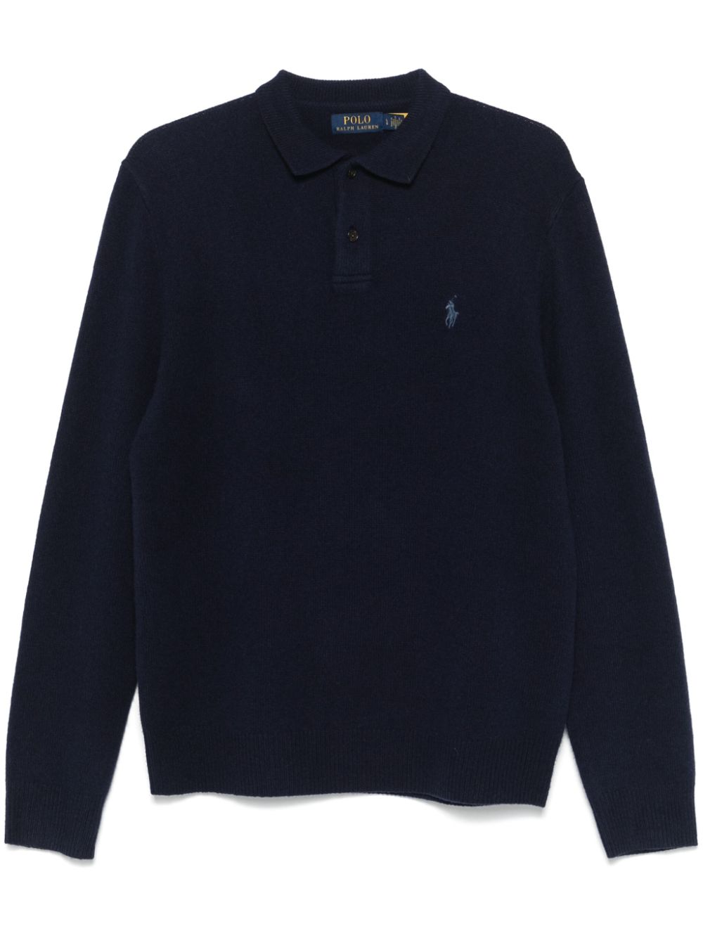 Knitted polo shirt - Blue