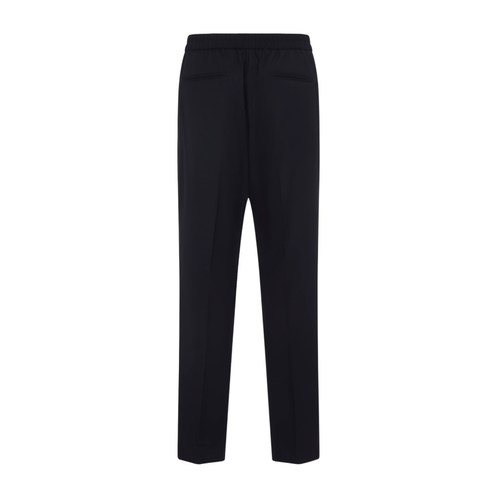 Dark Navy Flat Front Pants