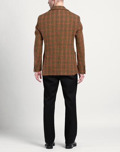Man Blazer Mustard Size 48 Virgin Wool