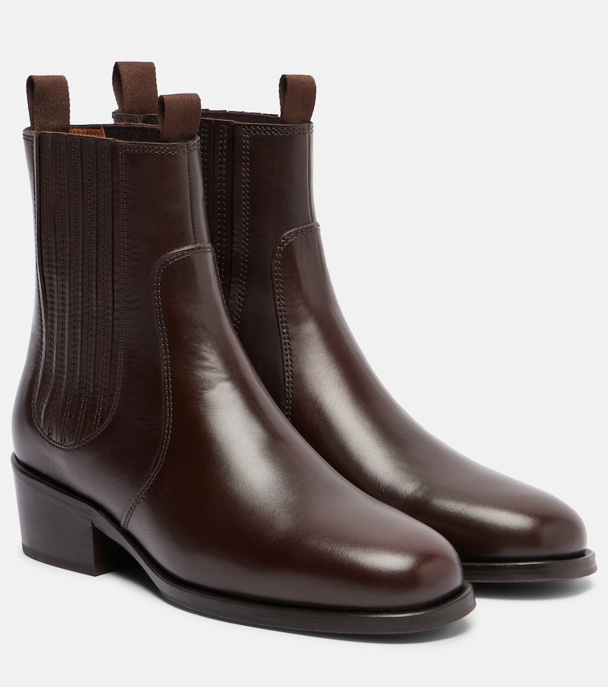 Leather Chelsea boots