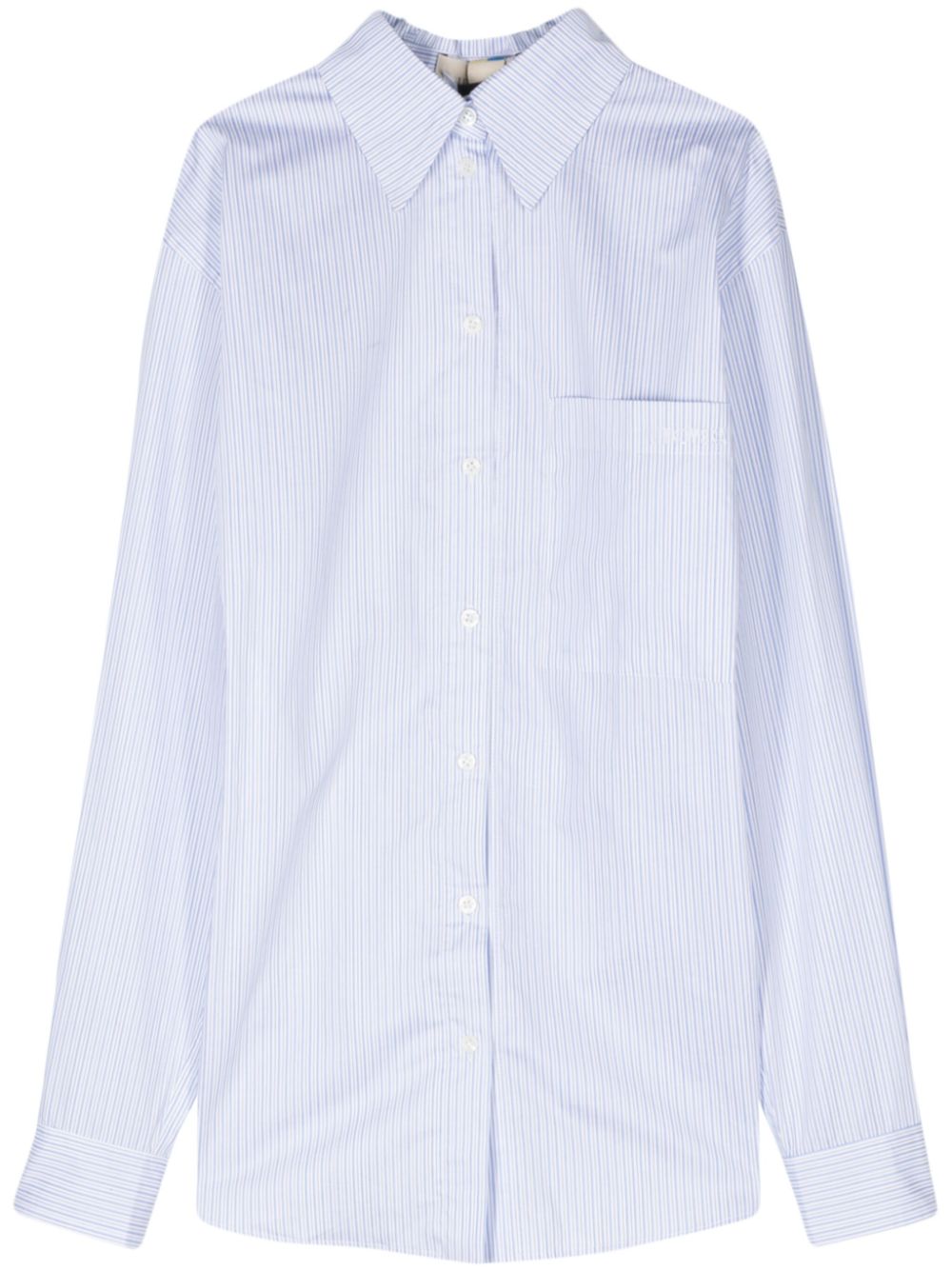 Corner striped shirt - Blue