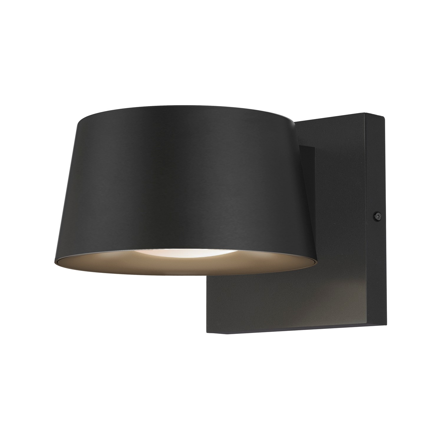 Black LED Outdoor Wall Lantern from the Gateway Collection