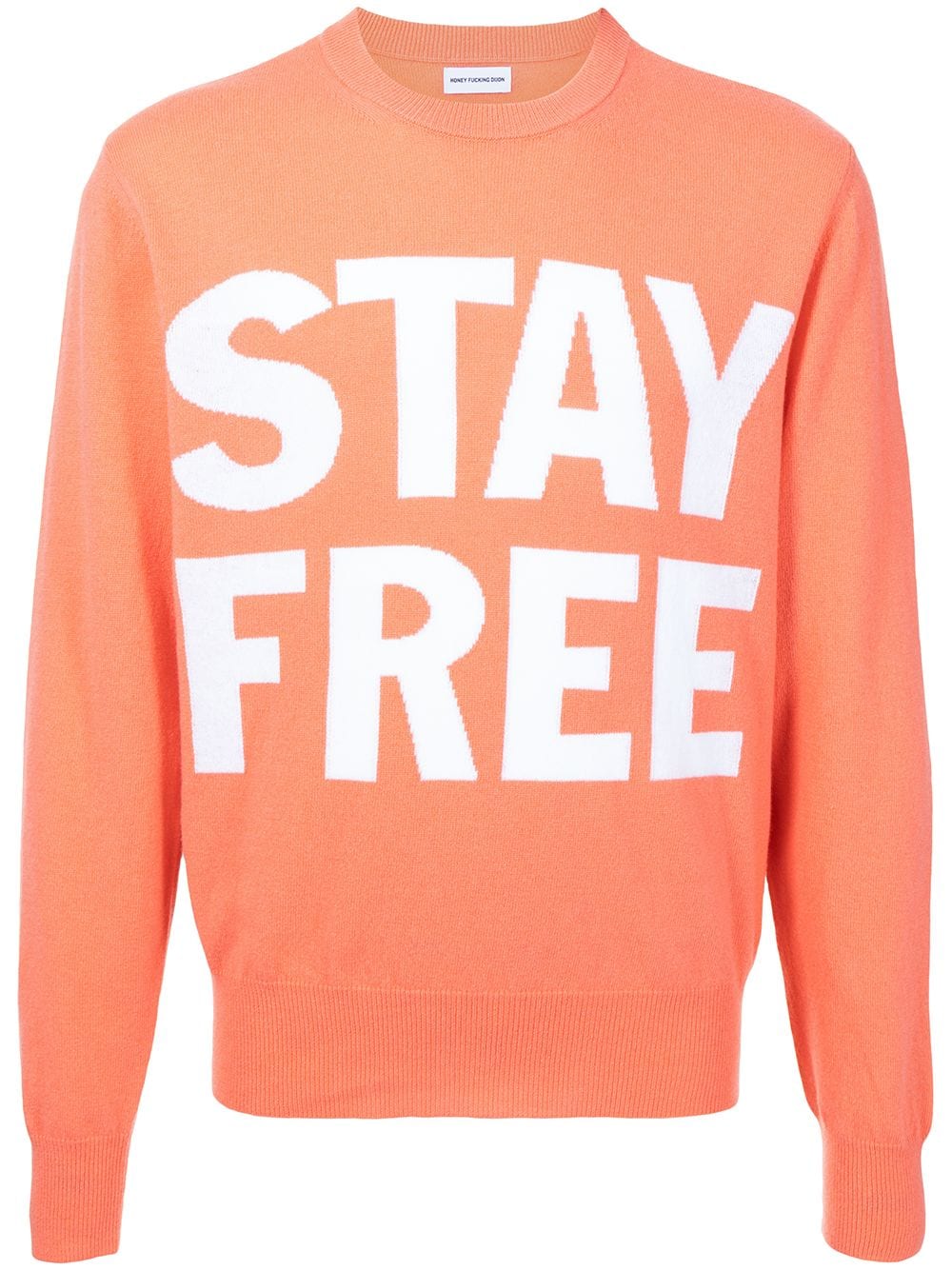 Stay Free print sweatshirt