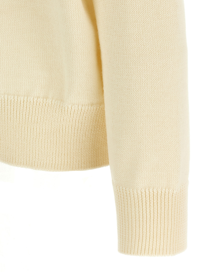 Jil Sander - Wool Sweater Sweaters And Cardigans White