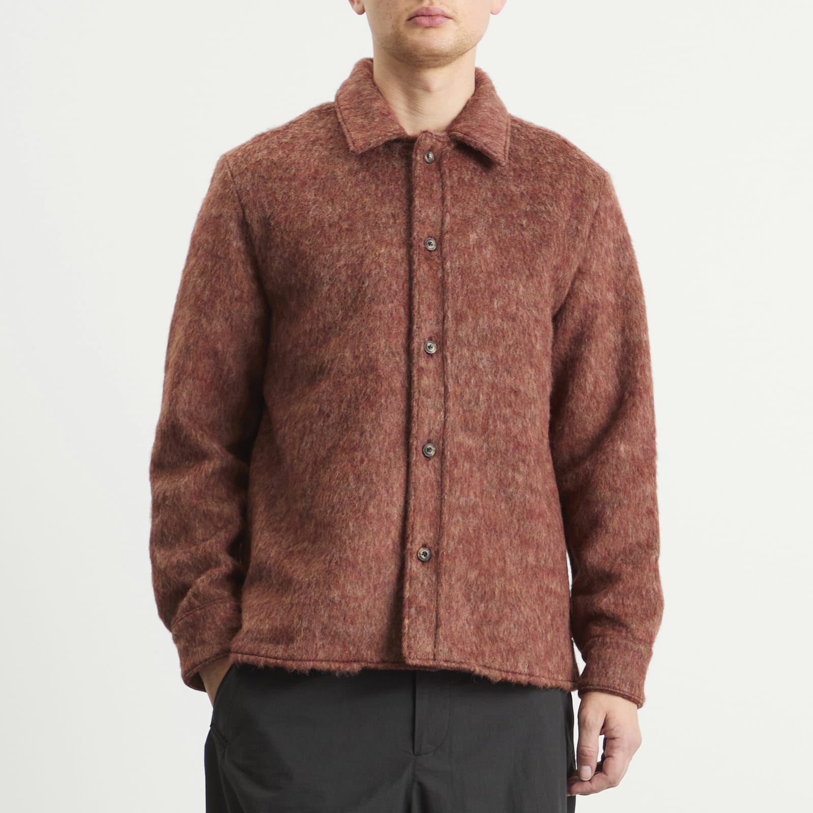 Men's Cullu Overshirt Hairy Sienna