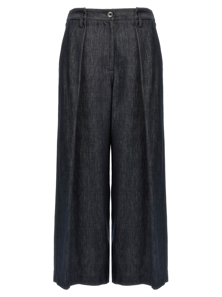 A-line Pleated Pants