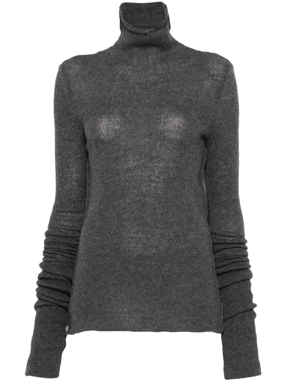 Roll-neck sweater - Grey