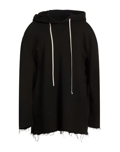 Man Sweatshirt Black Size L Cotton