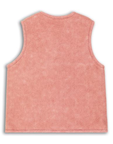 Kid Girl Tailored Vest Antique rose Size 10 Wool, Polyester