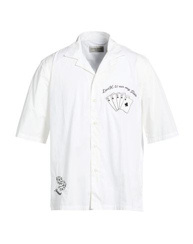Officine Générale Man Shirt Off white Size L Cotton