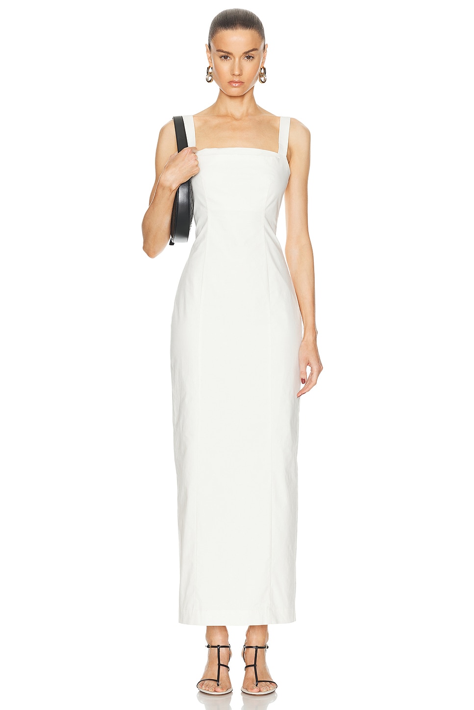 L'Academie Renia Maxi Dress in Ivory - Ivory. L also in XXS, S