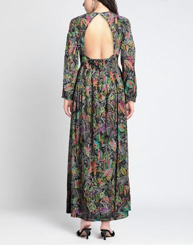 Woman Maxi dress Black Size XS Cotton