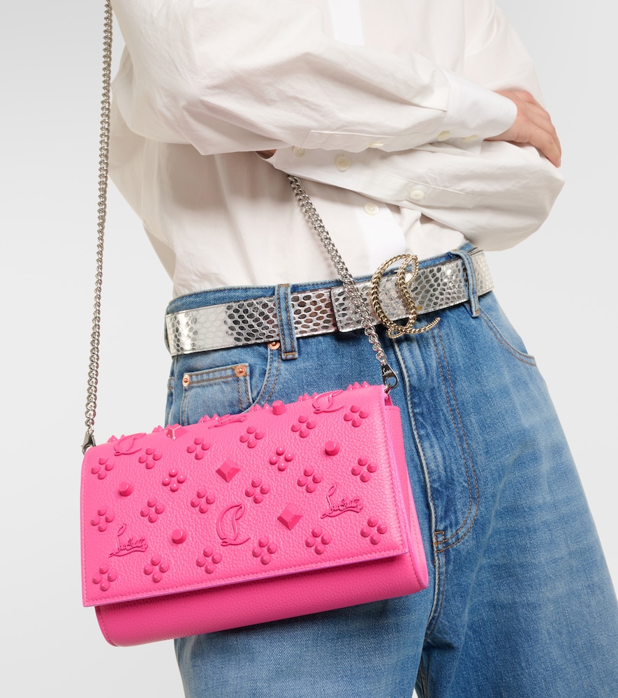 Paloma leather clutch