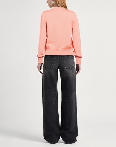 Maison Kitsuné Woman Cardigan Salmon pink Size M Wool