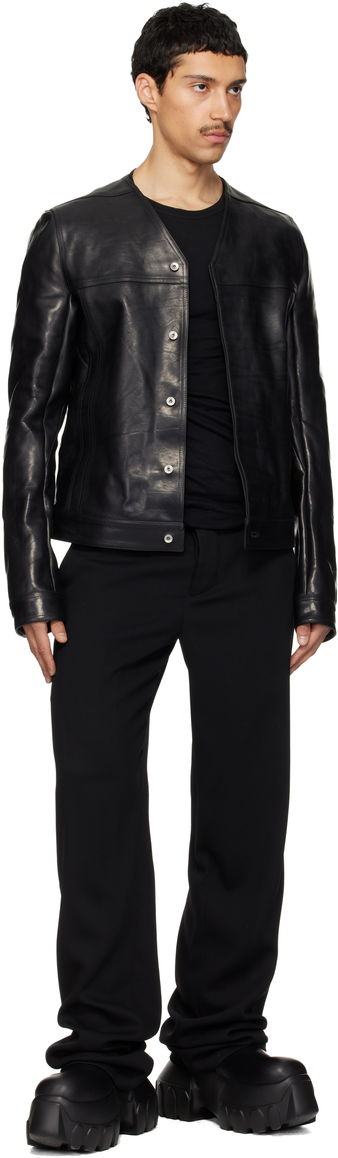 Black Temple Work Jacket