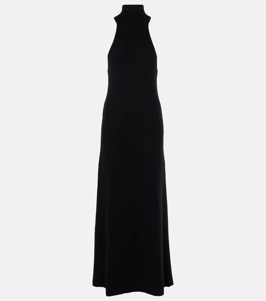 Amannda ribbed-knit cashmere maxi dress