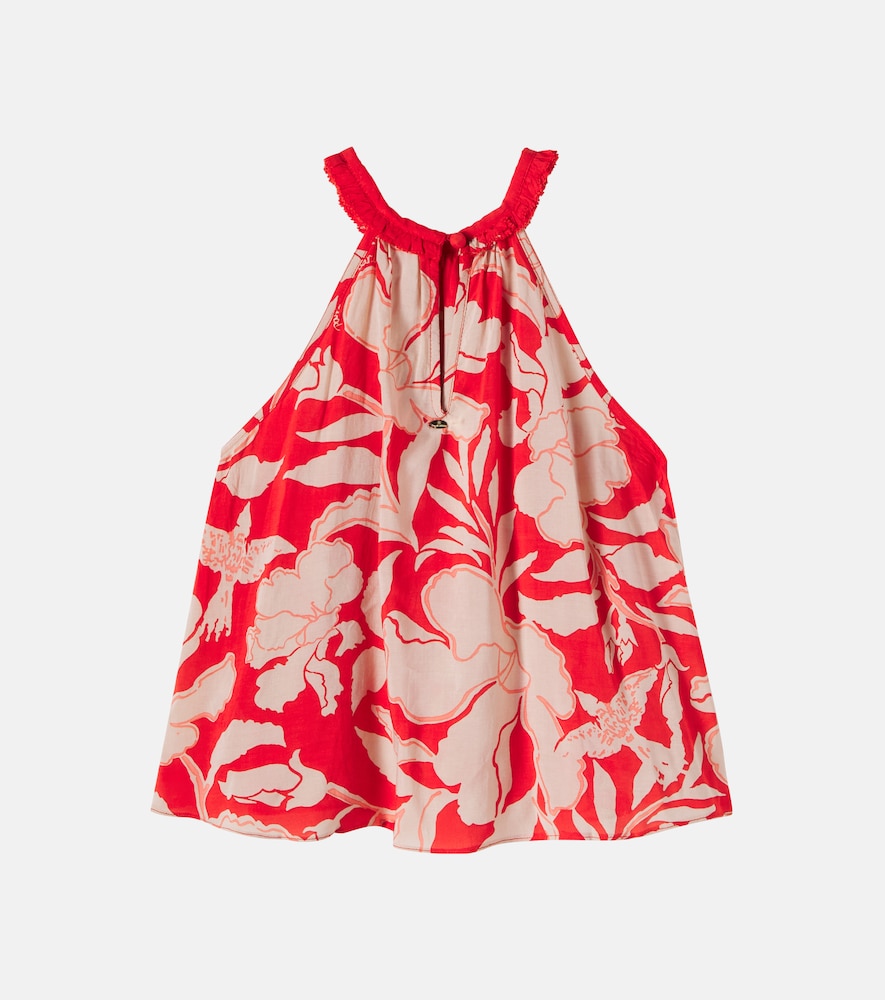 Cleo floral halterneck dress