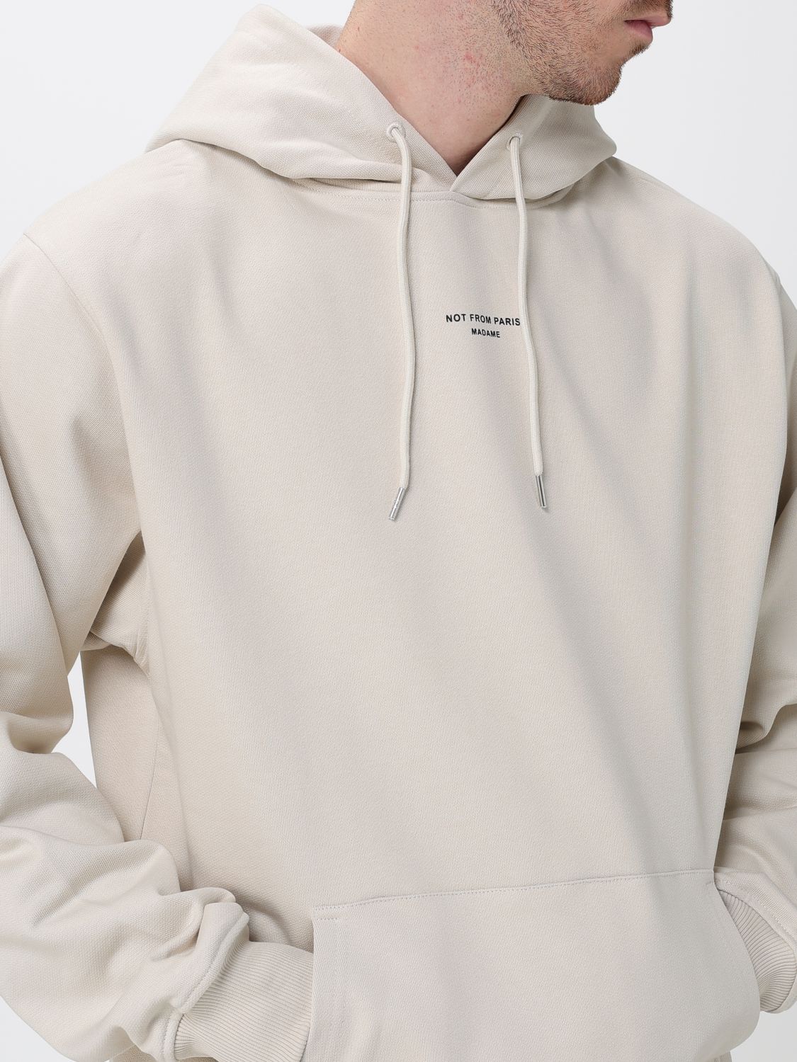 Le Hoodie Slogan Classique top - Neutrals