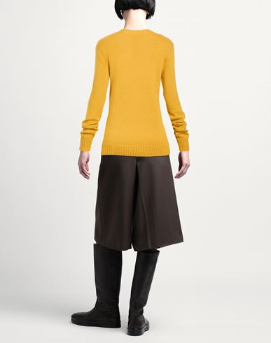 Woman Sweater Mustard Size M Cashmere