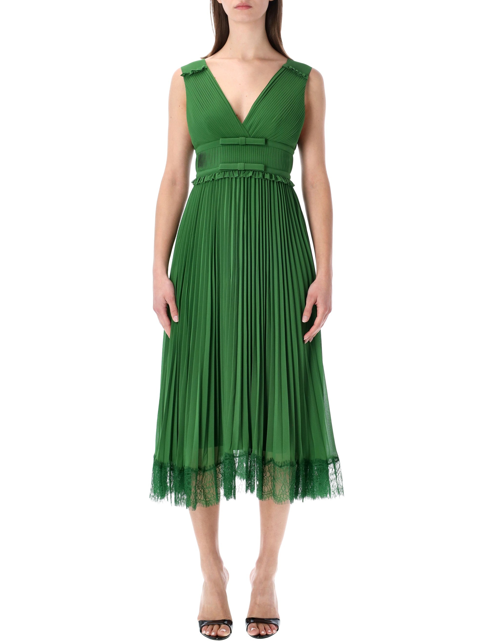 SELF PORTRAIT Chiffon Midi Dress