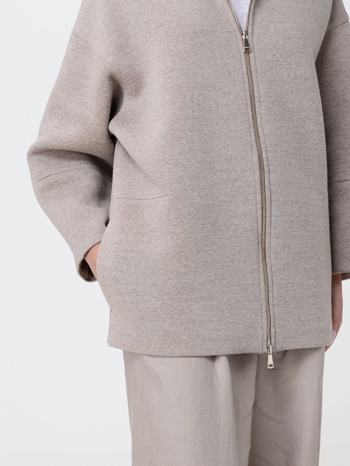 Sweatshirt Woman color Beige