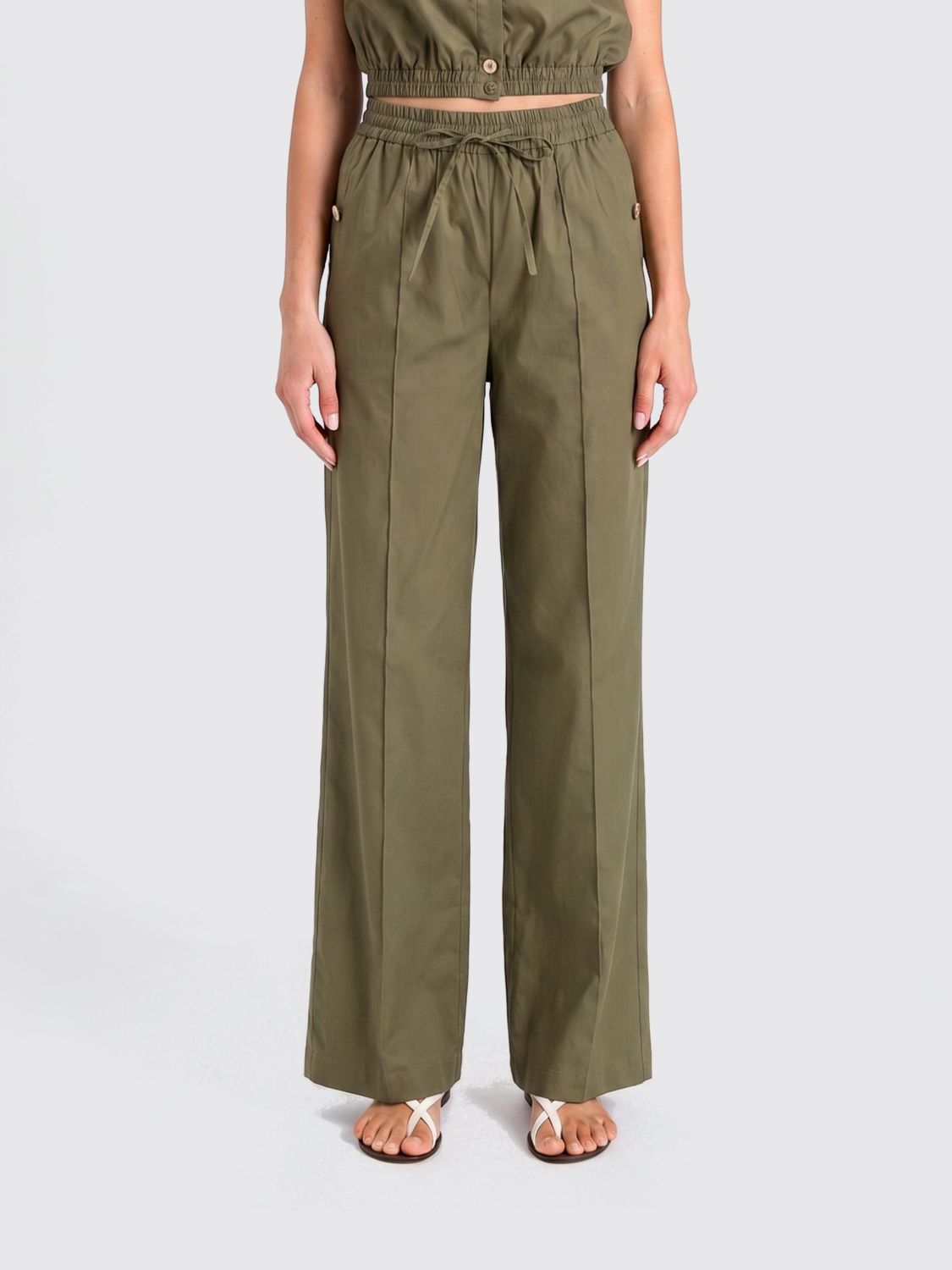 Pants Woman color Green