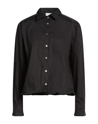 Woman Shirt Black Size S Cotton